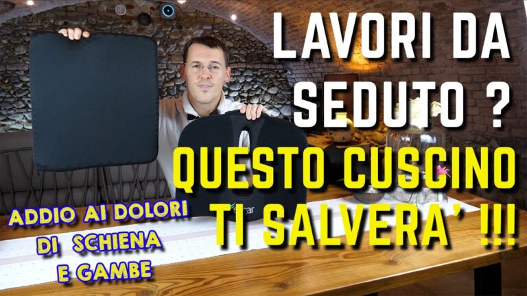 Addio dolori alla schiena: il cuscino per chi sta sempre seduto ti regala comfort in 70 caratteri!