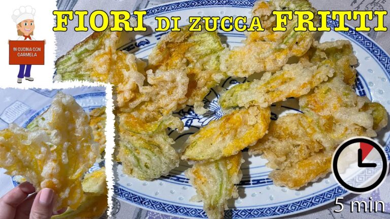 Segreto della Croccantezza: Pastella Fiori di Zucca con Acqua Frizzante e Uova