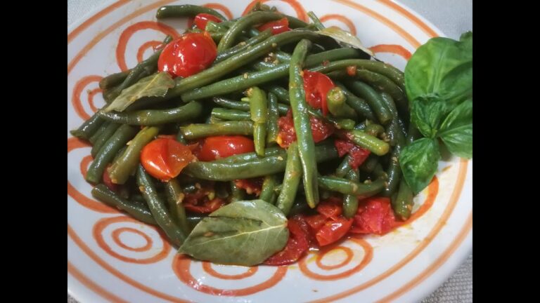 Fagiolini al pomodoro: la ricetta napoletana per un piatto saporito!