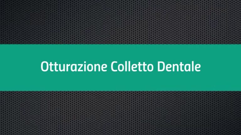 Trasformazione del Colletto Dentale: Prima e Dopo l’Otturazione