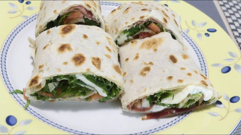 Piadine gourmet: scopri come farcirele con delizioso crudo