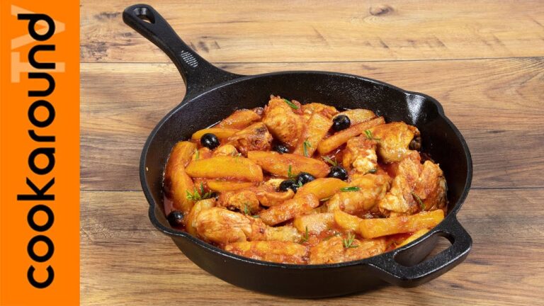 Un irresistibile pollo in umido con patate alla veneta: il piatto che conquista tutti!