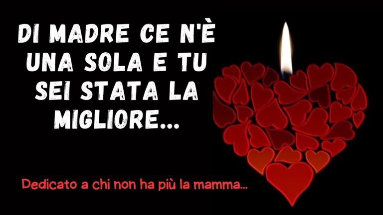 Ricordo e amore: Frasi sulla mamma morta