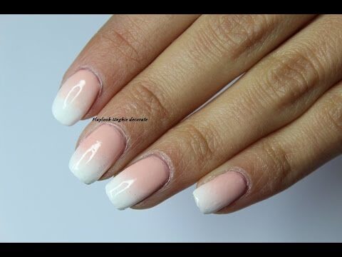 Unghie gel bianche sfumate: il tocco di eleganza perfetto