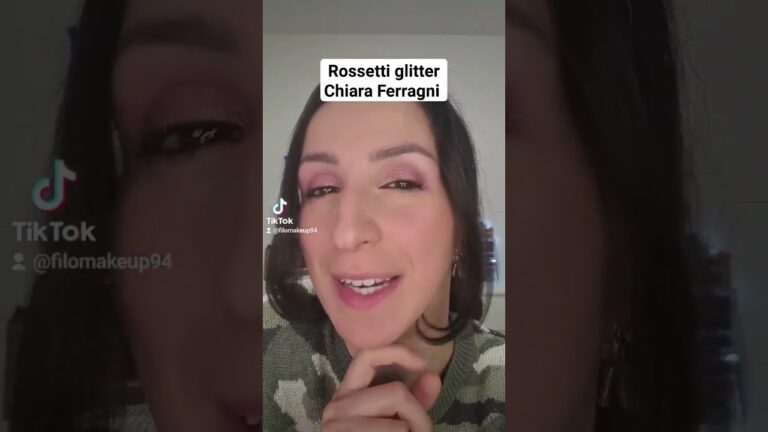 Rossetto Chiara Ferragni Glitter: Il tocco scintillante per un look perfetto