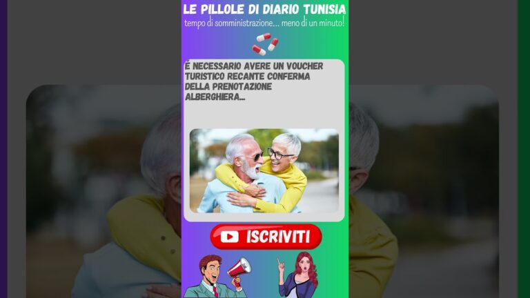 Viaggio in Tunisia: Si può entrare con la carta d’identità