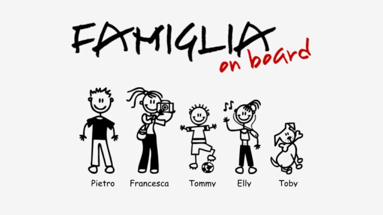 Guida all’acquisto di adesivi auto per la famiglia