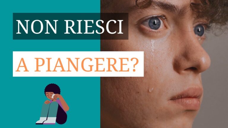 Perché non riesco a piangere: le cause e le soluzioni