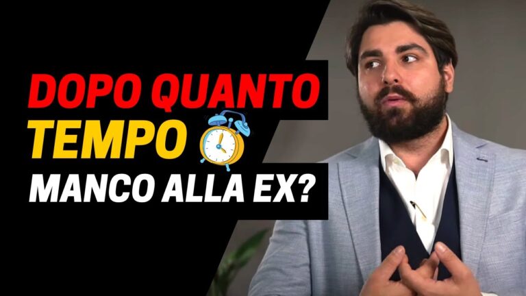 Dopo quanto una donna sente la mancanza: il tempo ottimale