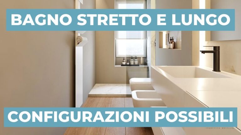 Come Arredare un Bagno Stretto e Lungo con Doccia