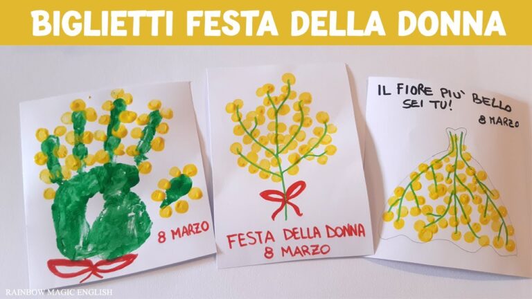 Ideee creative per bigliettini festa della donna