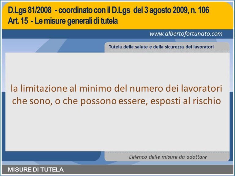 Misure generali di tutela: una panoramica completa