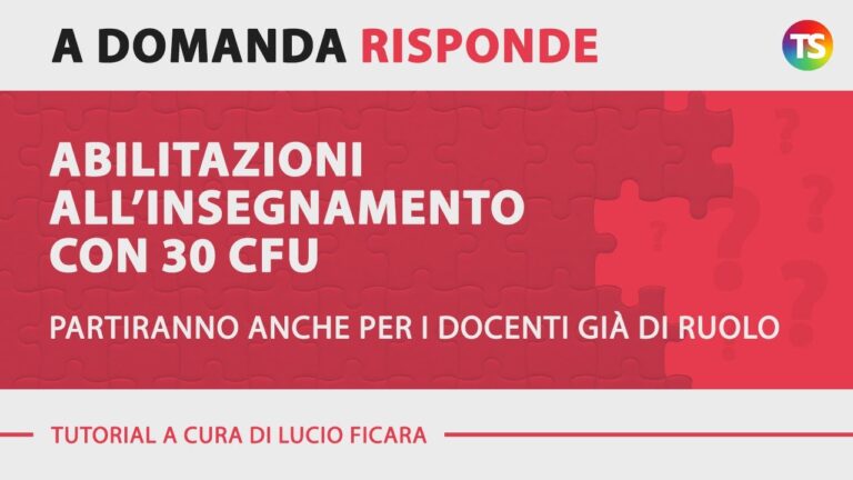 Come ottenere un’altra abilitazione con 30 CFU