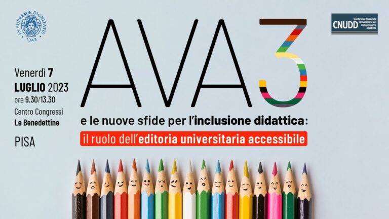 Corso di TFA Sostegno presso l’Università di Pisa