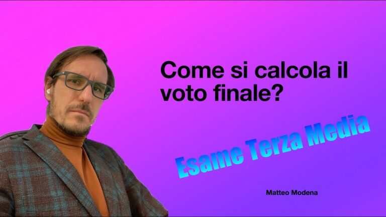 Guida alla Votazione degli Esami di Terza Media