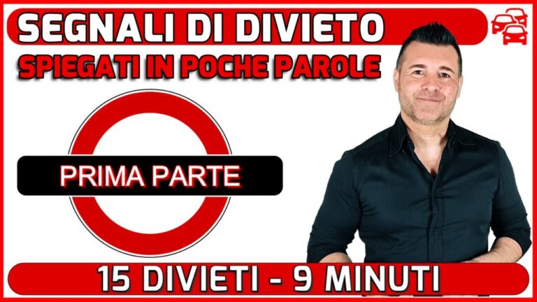 Spiegazione Segnali di Divieto: Guida Ottimizzata