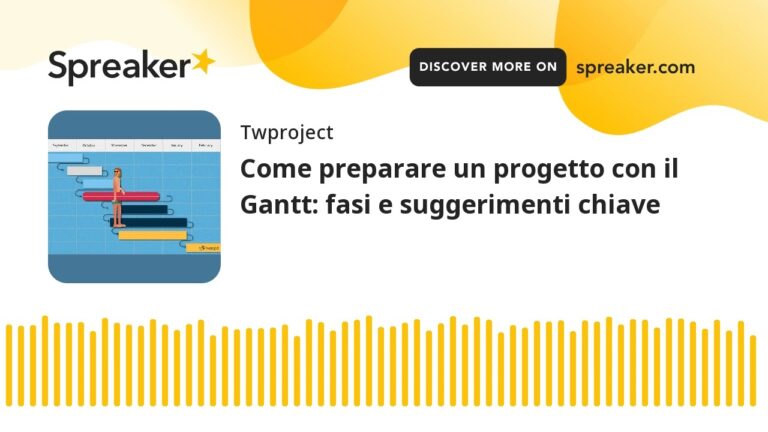 Fasi di un Progetto: Il Grafico Essenziale
