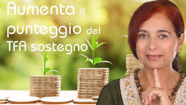 Guida alla Tabella Punteggio TFA Sostegno