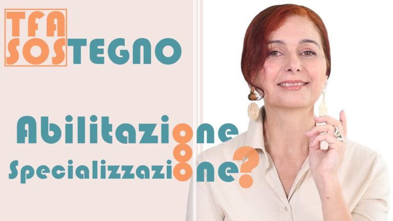 Abilitazione al sostegno: requisiti e procedura