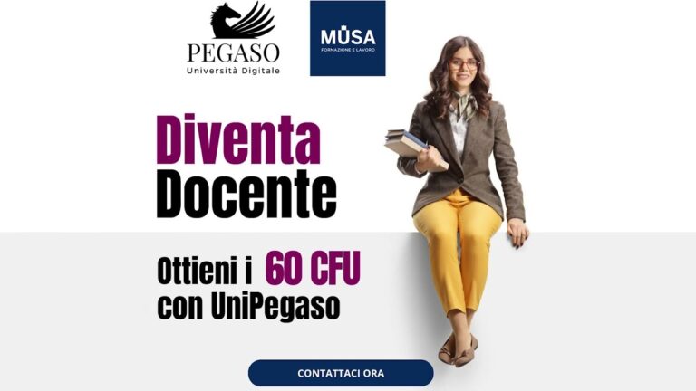 Costo ottimizzato del corso di 60 CFU dell’insegnamento Pegaso