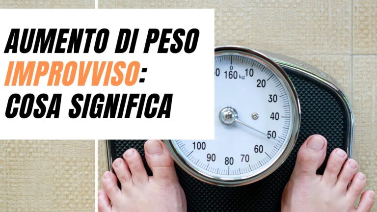 Come affrontare l’aumento improvviso di peso