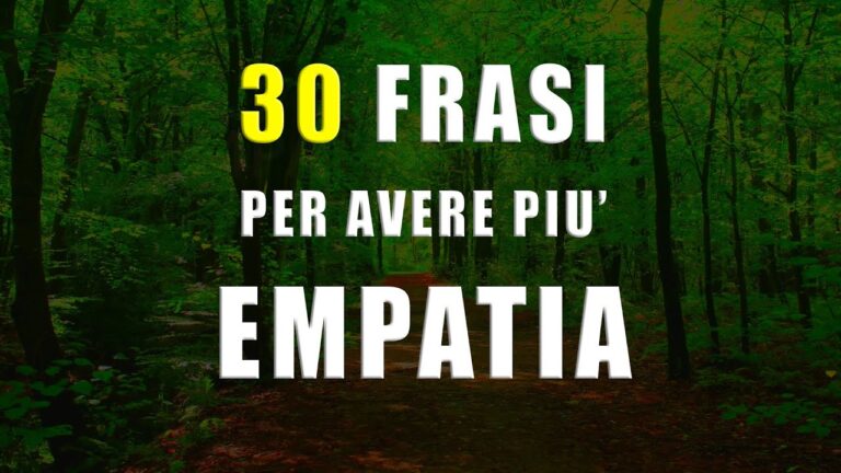 Frasi per esprimere empatia e emozioni