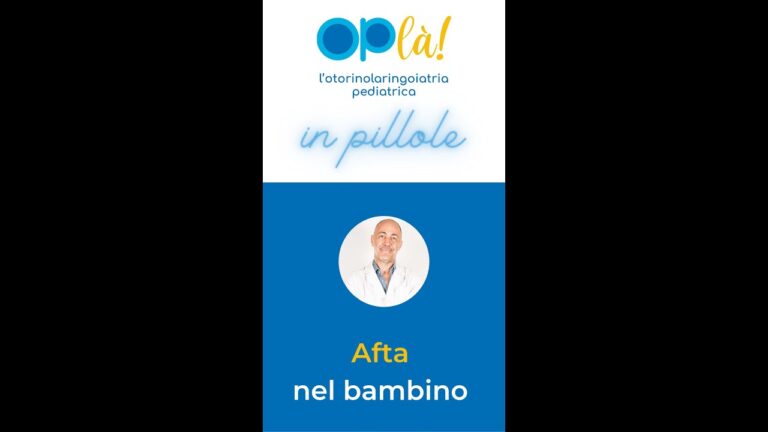 Effetti dell’afte in bocca nei bambini