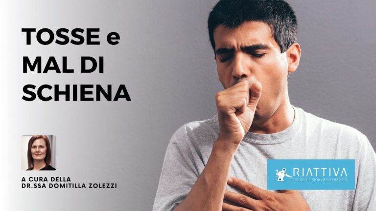 Come alleviare la tosse e il mal di schiena