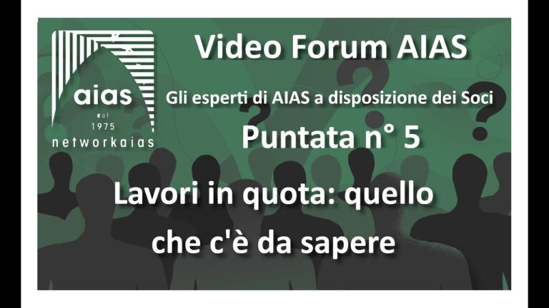 Rischio Lavori in Quota: Altezza da Valutare