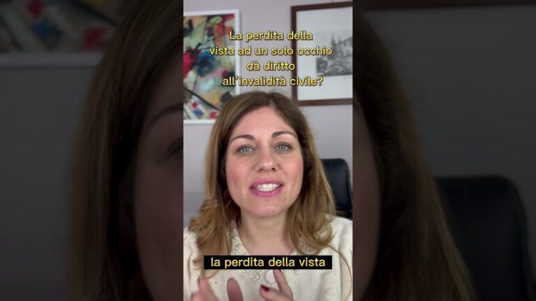 Invalidità da cecità monolaterale: cosa sapere