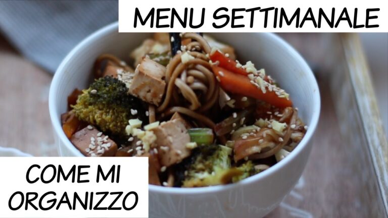 Menu Settimanale per un’Alimentazione Sana