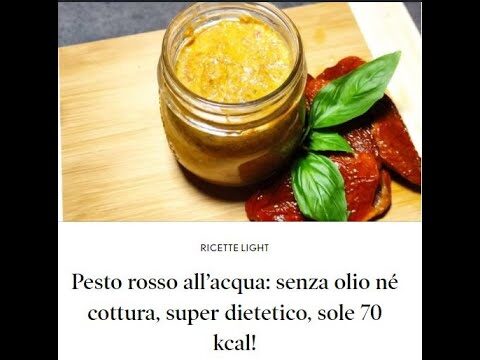 Pasta al Pesto: Calorie e Benefici Nutrizionali