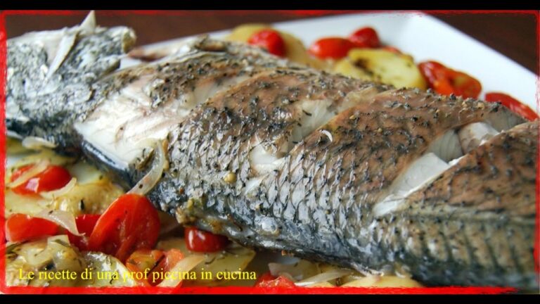 Branzino al Forno con Pomodorini e Olive Taggiasche: Un Delizioso Piatto Mediterraneo