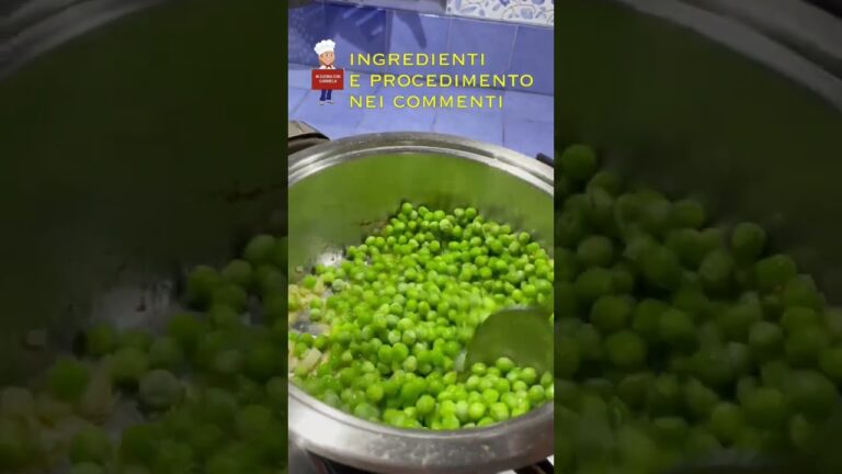 Guida all’uso della porzione di piselli surgelati in cucina