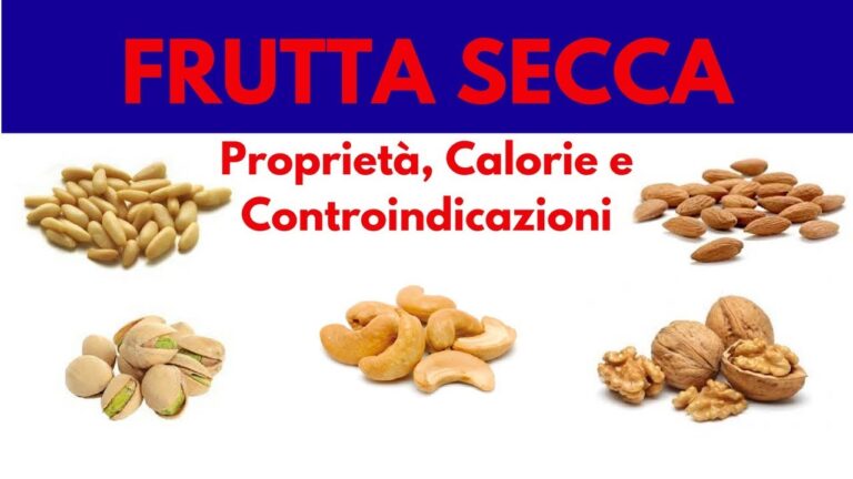 Frutta Secca: Contenuto Calorico per Tipo di Frutta