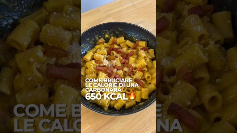 Calorie della carbonara: scopri la quantità esatta