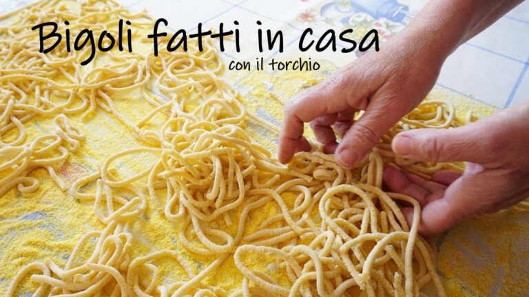 Guida rapida alla cottura perfetta del bigoli al torchio