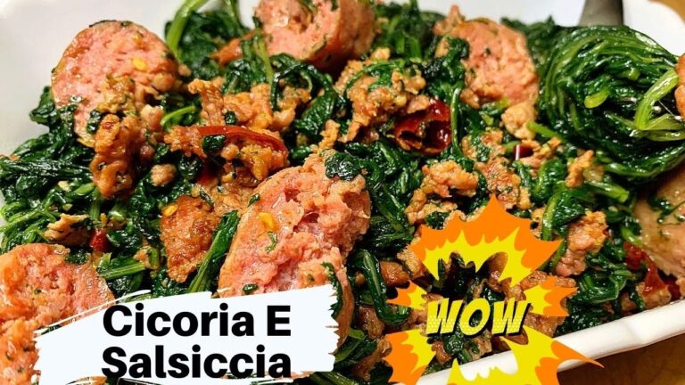 Ricetta Calorie: Cicoria Ripassata