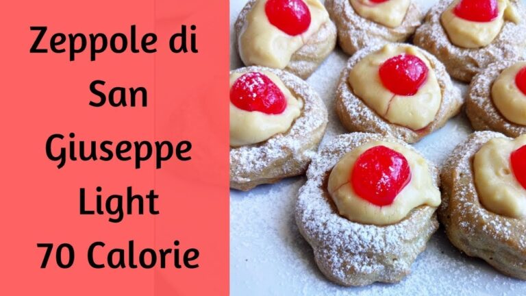 Zeppola al Forno con Crema: Calorie Ottimizzate