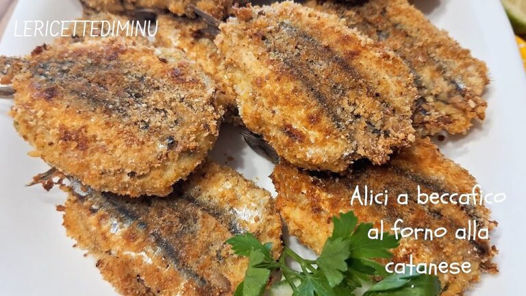 Alici a Beccafico al Forno: Ricetta Tradizionale e Semplice
