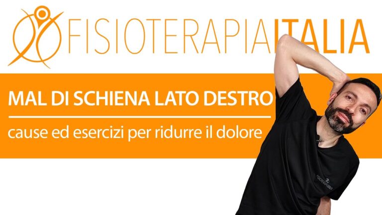 Cause e Rimedi per i Dolori al Lato Destro della Schiena