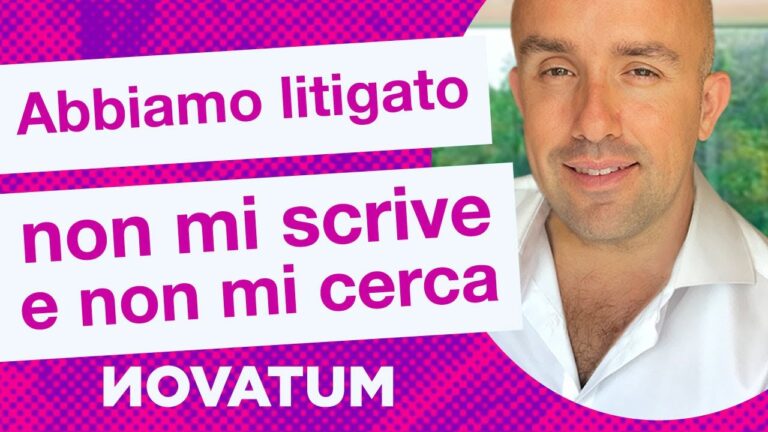 Come risolvere una lite senza sentirsi per giorni