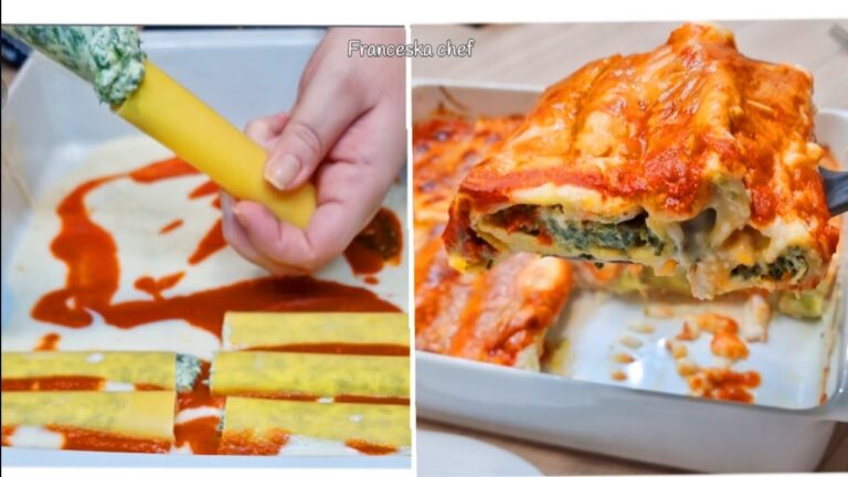 Cannelloni Ricotta e Spinaci con Sfogliavelo Rana: Un Gusto Irresistibile