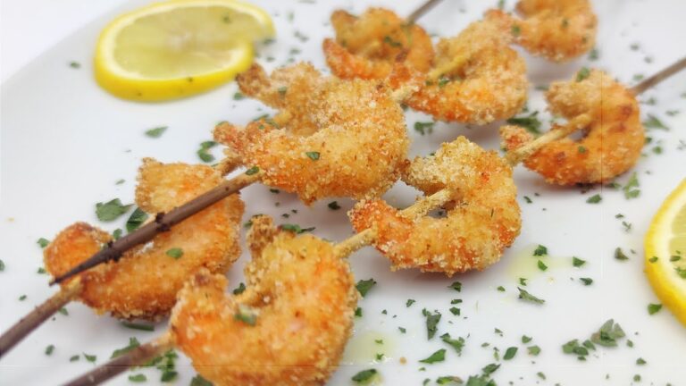 Delizioso Spiedino di Gamberi al Forno: Ricetta Facile e Gustosa