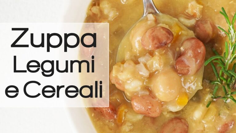 Zuppa di Legumi e Cereali: Ricetta Leggera e Nutritiva
