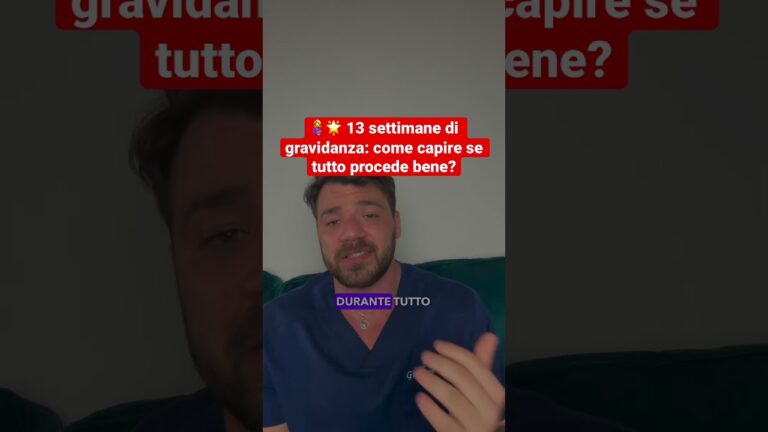 Segni positivi a 13 settimane di gravidanza: tutto sotto controllo