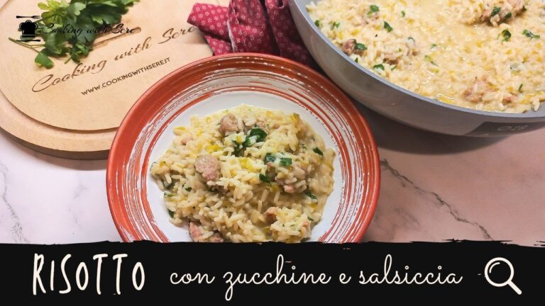 Risotto con Zucchini e Salsiccia: Un Delizioso Abbinamento