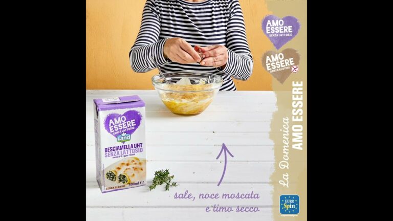 Ricetta facile per preparare la besciamella senza lattosio con Eurospin