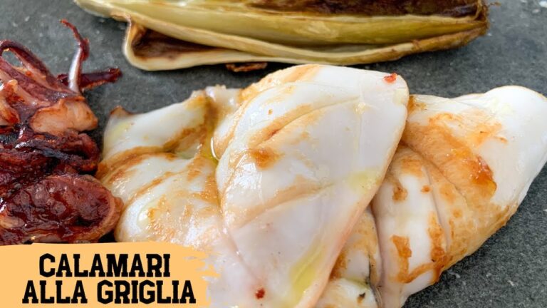 Ricetta ottimizzata: Calamari alla griglia a basso contenuto calorico