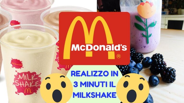 Il Milkshake del McDonald’s: Un Delizioso Rinfresco da Provare